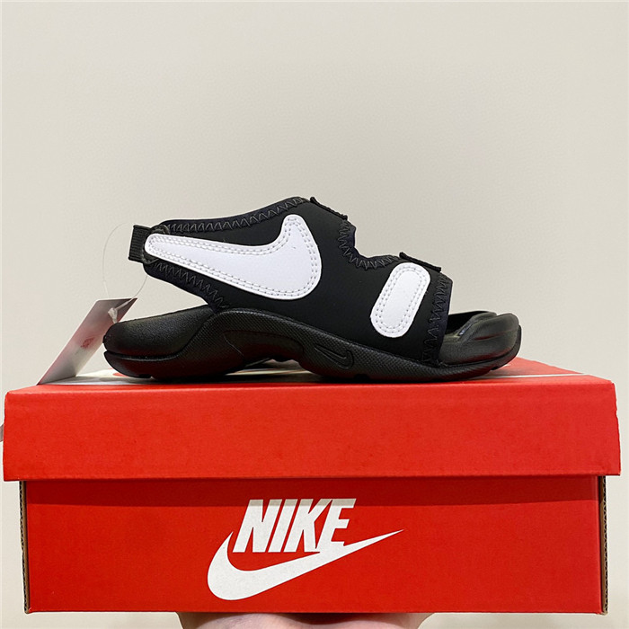 Youth Sunray Adjust Black/White Sandal/Slides 003